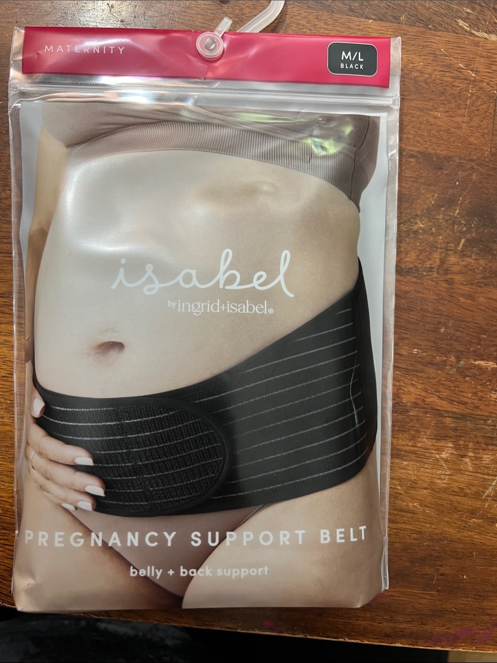 NEW! Pregnancy Support Belt - M/L Black
